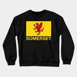 Somerset County Flag - England Crewneck Sweatshirt